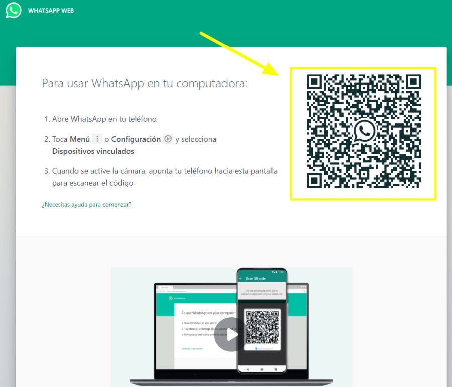 cómo usar WhatsApp web 2022